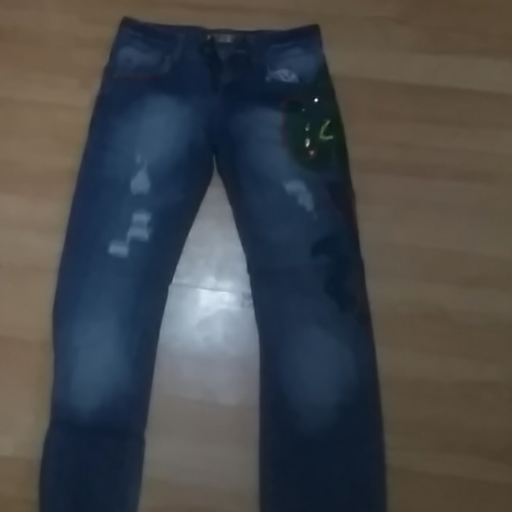 Blue jeans w/ decor